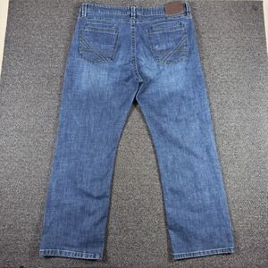 TK Axel Slim Boot Jeans Mens 40x32 Bondi Blue Stretch Denim Western Grunge